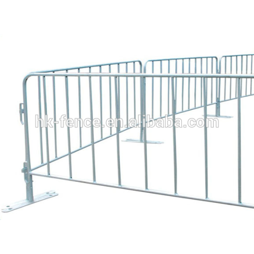 flat leg Hot Dipped Galvanized Road Satety Crowd Control Barricade
